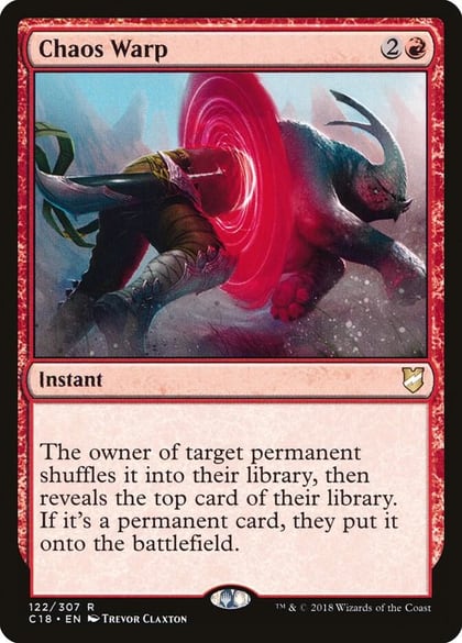 Chaos Warp, Commander 2018 122