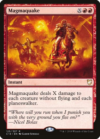 Magmaquake, Commander 2018 125