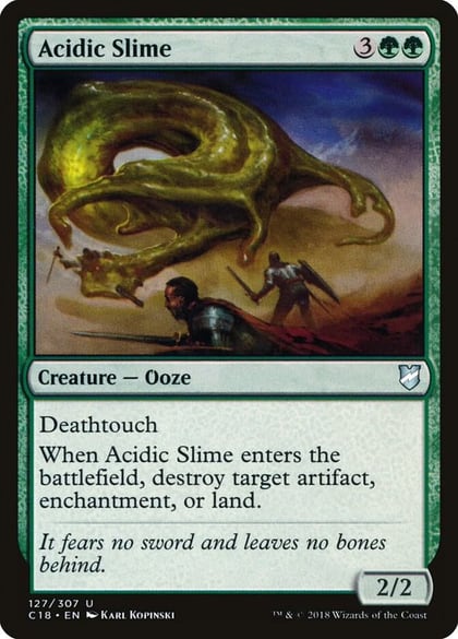 Acidic Slime, Commander 2018 127
