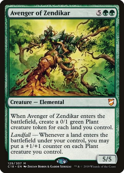 Avenger of Zendikar, Commander 2018 129