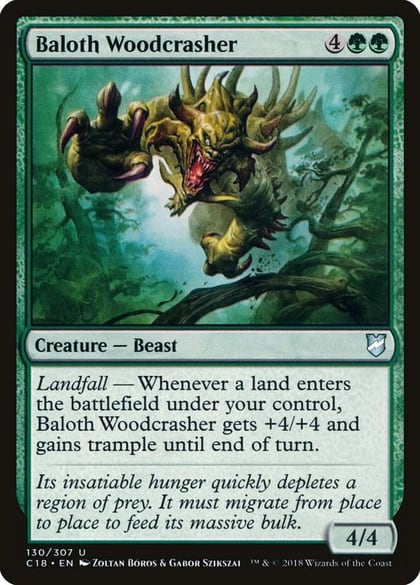 Baloth Woodcrasher, Commander 2018 130