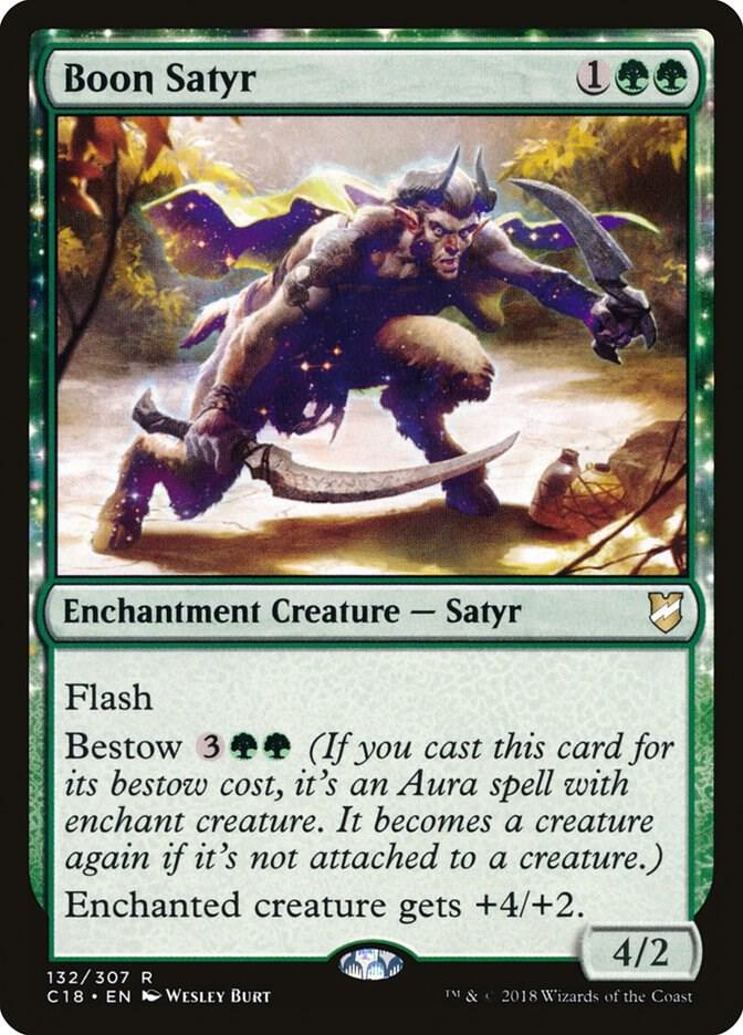 Boon Satyr, Commander 2018 132