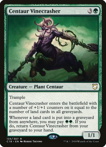 Centaur Vinecrasher, Commander 2018 135
