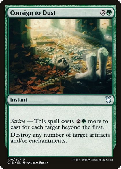 Consign to Dust, Commander 2018 136