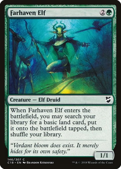 Farhaven Elf, Commander 2018 146