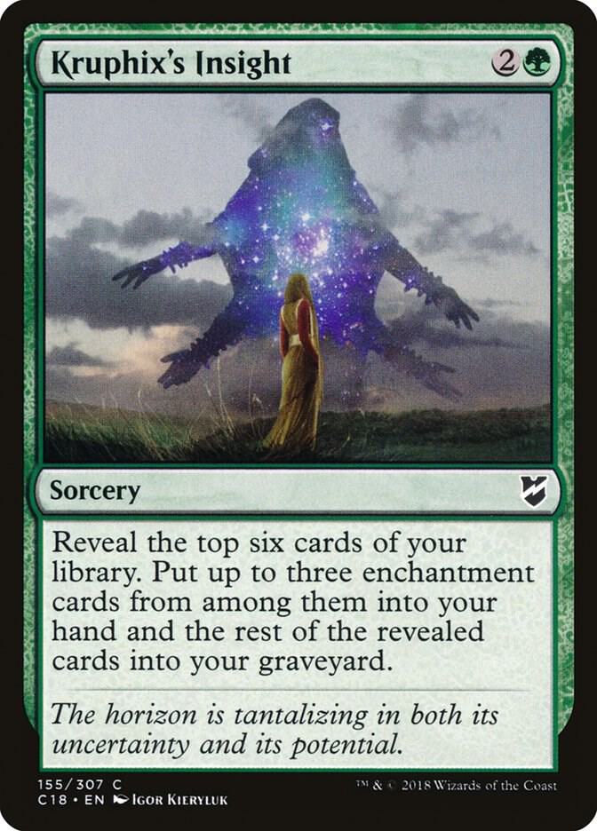Kruphix's Insight, Commander 2018 155