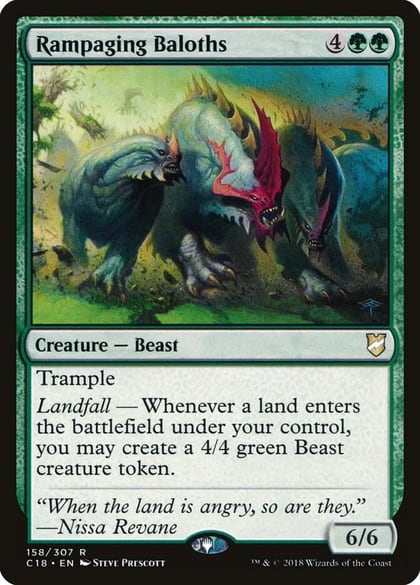 Rampaging Baloths, Commander 2018 158