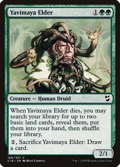 Yavimaya Elder, Commander 2018 166