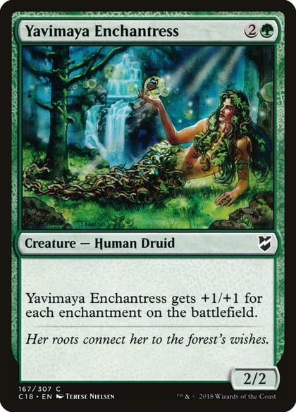 Yavimaya Enchantress, Commander 2018 167
