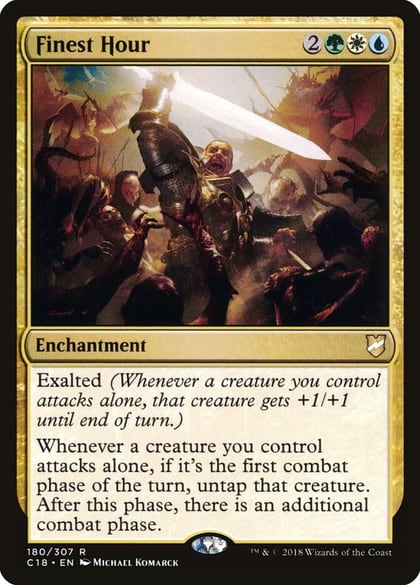 Finest Hour, Commander 2018 180