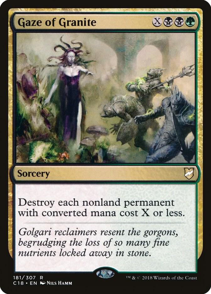 Gaze of Granite, Commander 2018 181