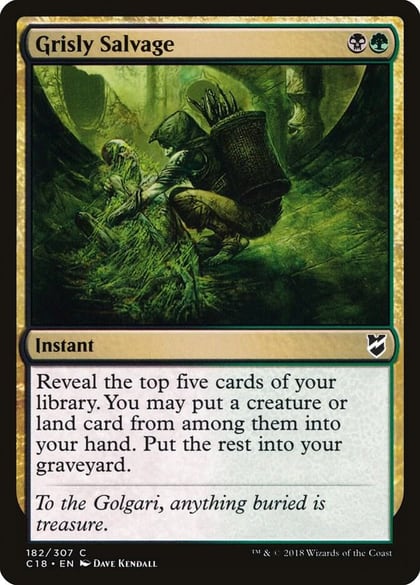 Grisly Salvage, Commander 2018 182