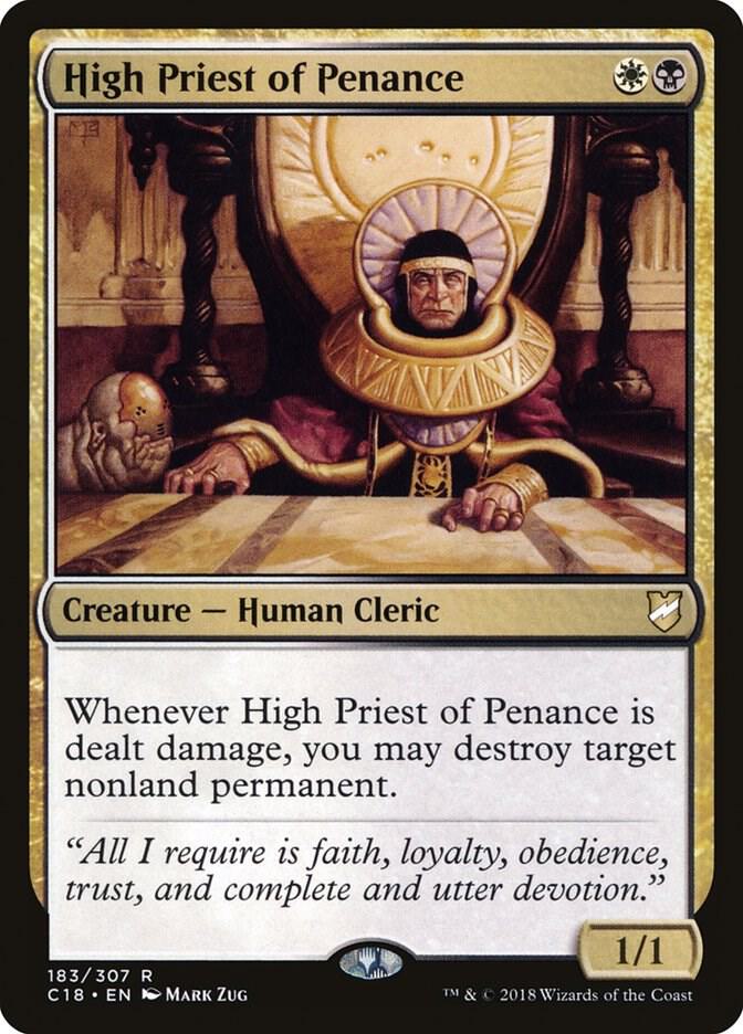 High Priest of Penance, Commander 2018 183