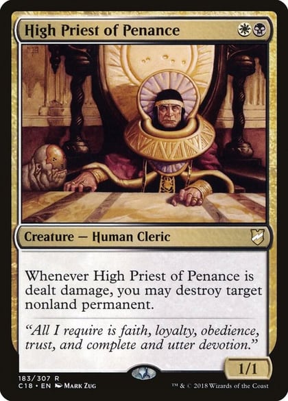 High Priest of Penance, Commander 2018 183