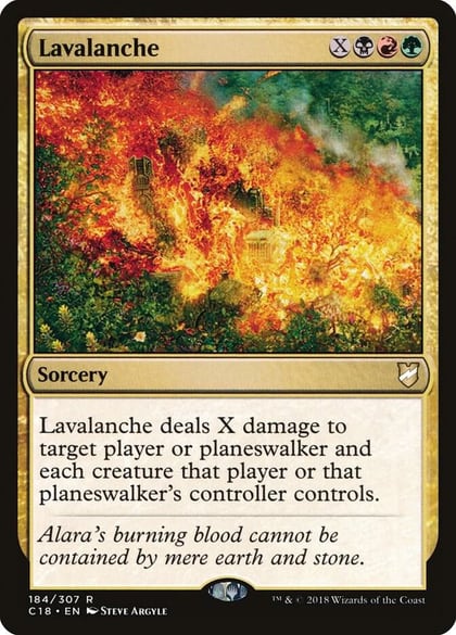 Lavalanche, Commander 2018 184