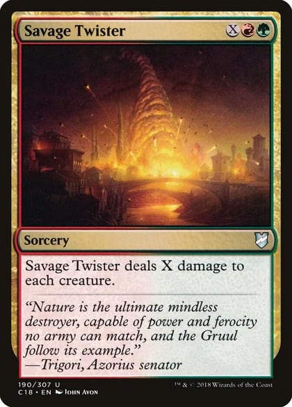 Savage Twister, Commander 2018 190