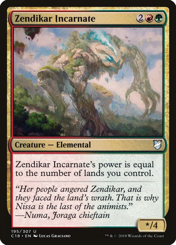 Zendikar Incarnate, Commander 2018 195