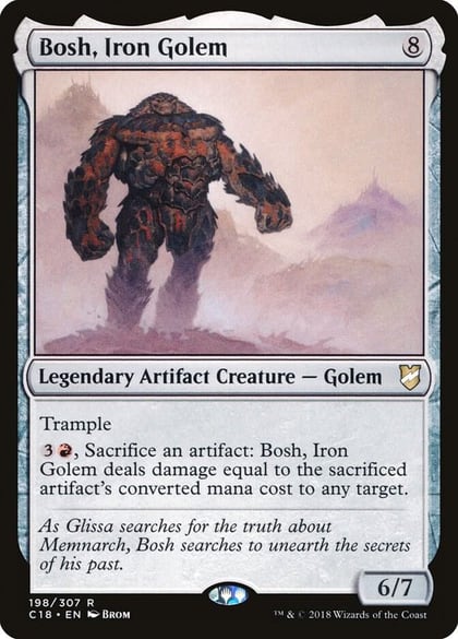 Bosh, Iron Golem, Commander 2018 198