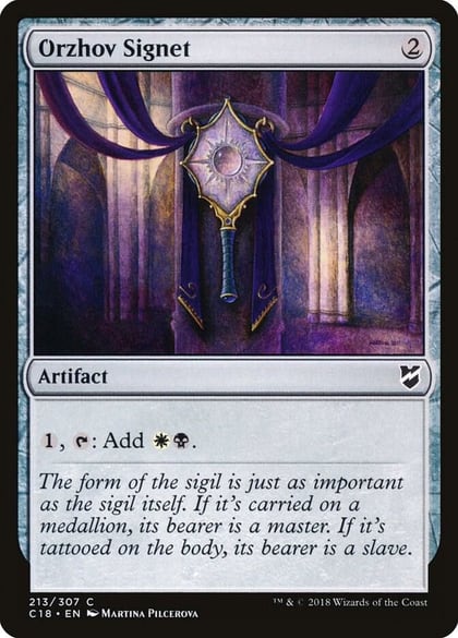 Orzhov Signet, Commander 2018 213