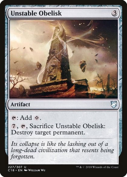 Unstable Obelisk, Commander 2018 227