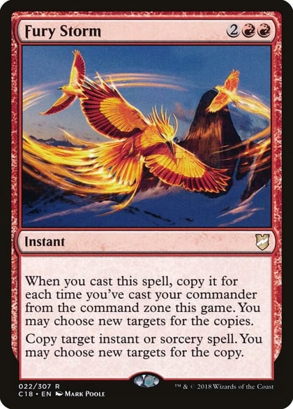 Fury Storm, Commander 2018 22