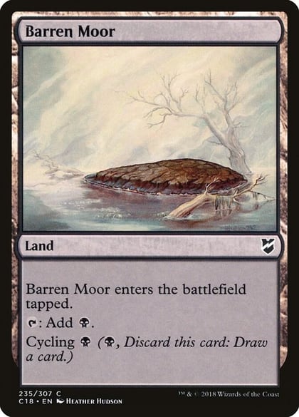 Barren Moor, Commander 2018 235
