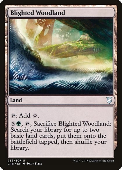 Blighted Woodland, Commander 2018 236
