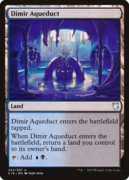 Dimir Aqueduct, Commander 2018 242