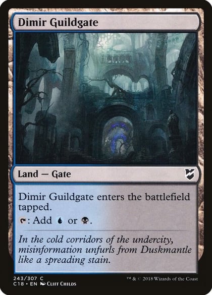 Dimir Guildgate, Commander 2018 243