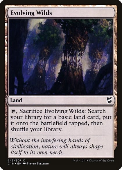 Evolving Wilds, Commander 2018 245