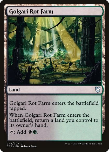 Golgari Rot Farm, Commander 2018 249