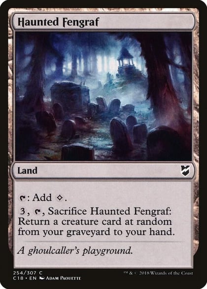 Haunted Fengraf, Commander 2018 254