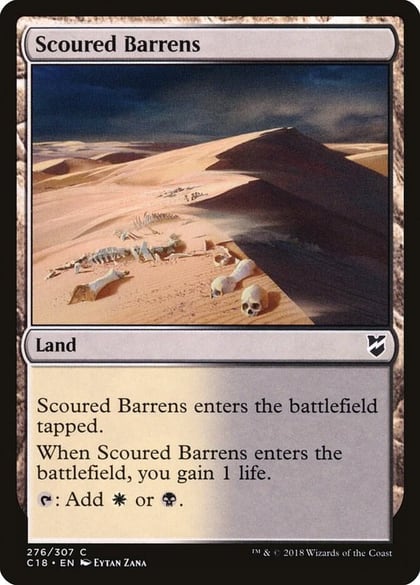 Scoured Barrens, Commander 2018 276