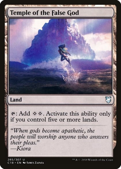 Temple of the False God, Commander 2018 285
