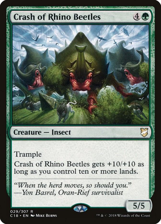 Crash of Rhino Beetles, Commander 2018 29