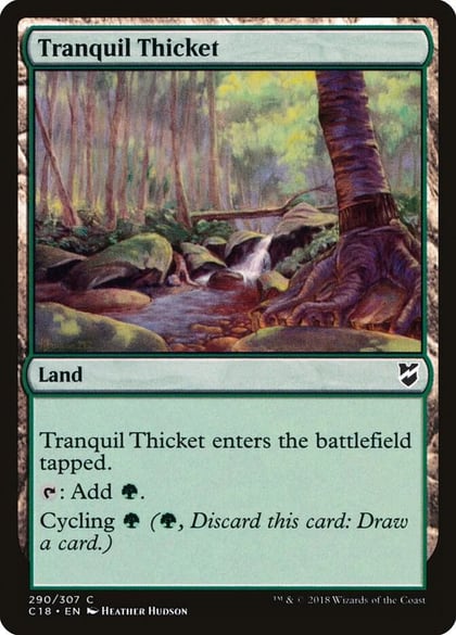 Tranquil Thicket, Commander 2018 290