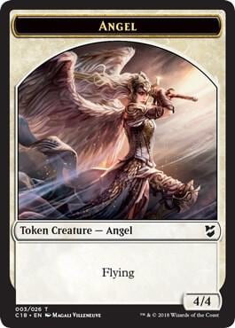Angel // Soldier Double-Sided Token, Commander 2018 3 // 6