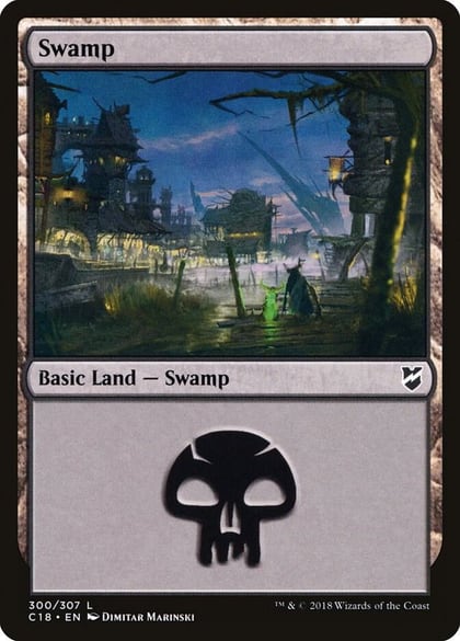 Swamp (300), Commander 2018 300