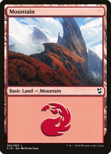 Mountain (304), Commander 2018 304