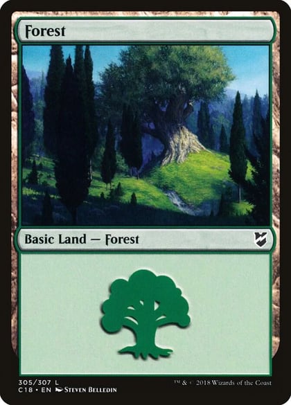 Forest (305), Commander 2018 305