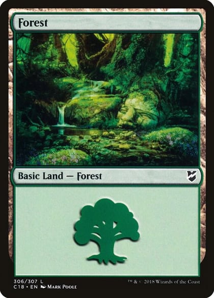 Forest (306), Commander 2018 306