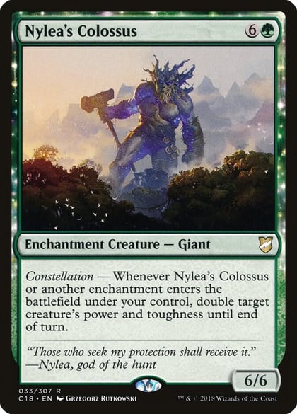 Nylea's Colossus, Commander 2018 33