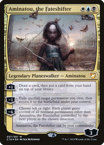 Aminatou, the Fateshifter, Commander 2018 37