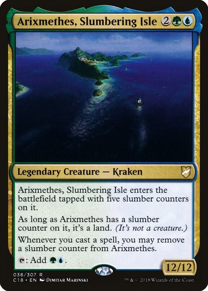 Arixmethes, Slumbering Isle, Commander 2018 38