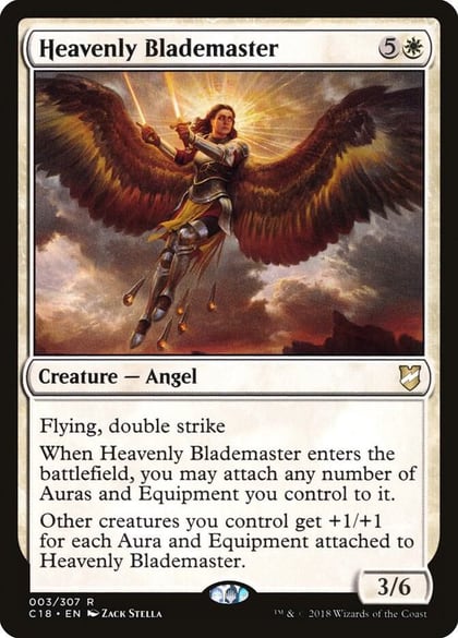 Heavenly Blademaster, Commander 2018 3
