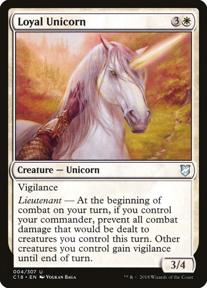 Loyal Unicorn, Commander 2018 4