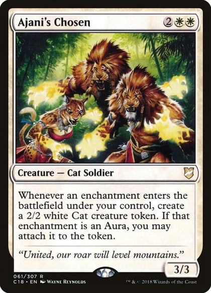 Ajani's Chosen, Commander 2018 61