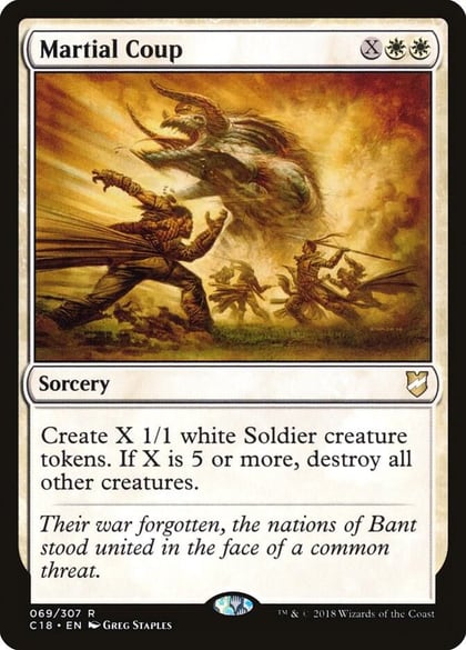 Martial Coup, Commander 2018 69