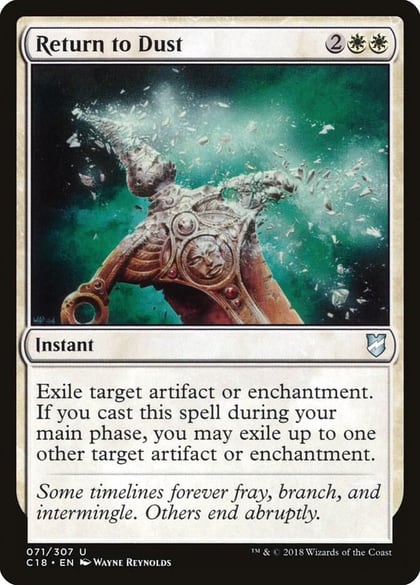 Return to Dust, Commander 2018 71
