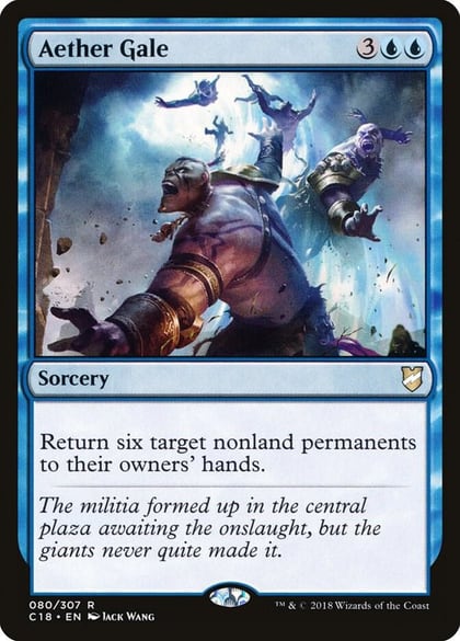 Aether Gale, Commander 2018 80
